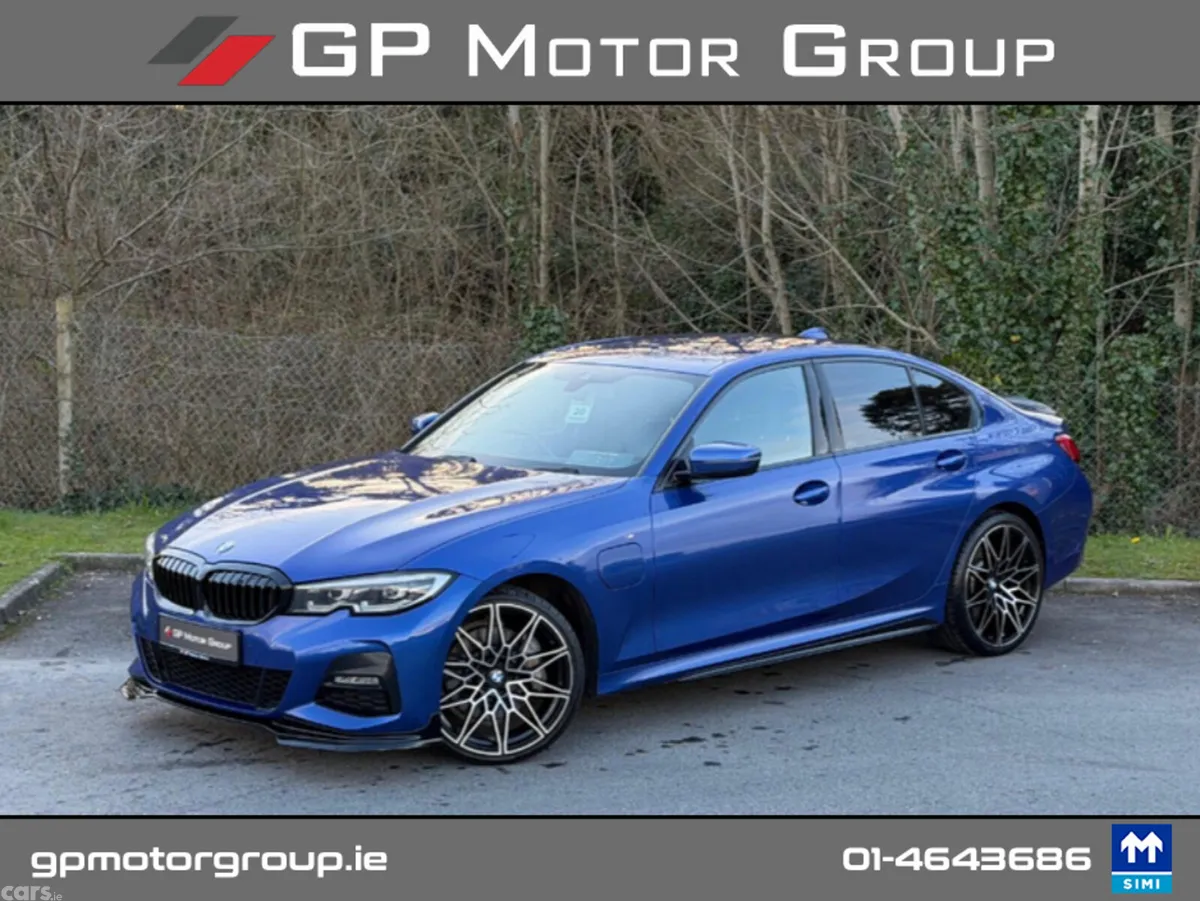 BMW 3-Series Saloon, Petrol Plug-in Hybrid, 2019, Blue