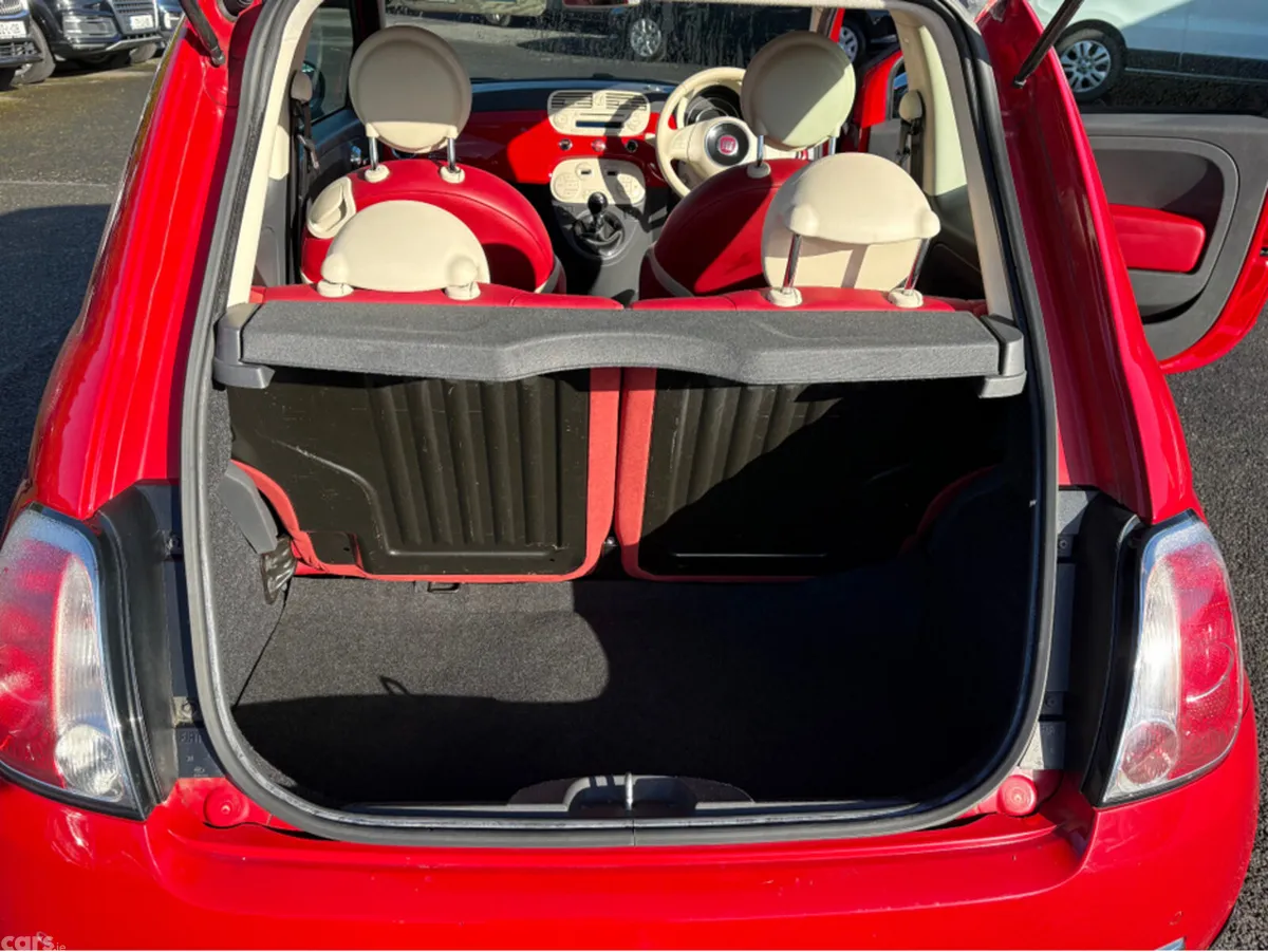 Fiat 500 Hatchback, Petrol, 2015, Red