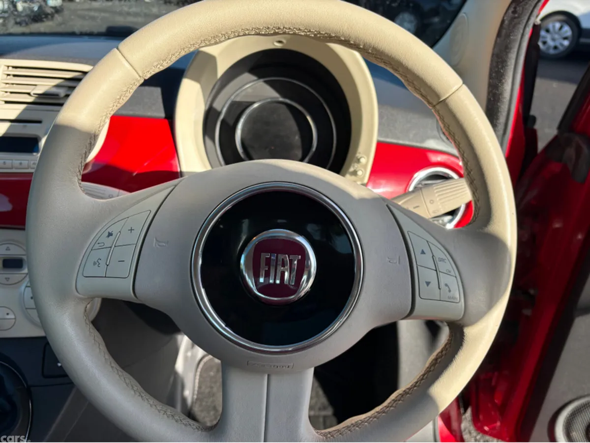 Fiat 500 Hatchback, Petrol, 2015, Red