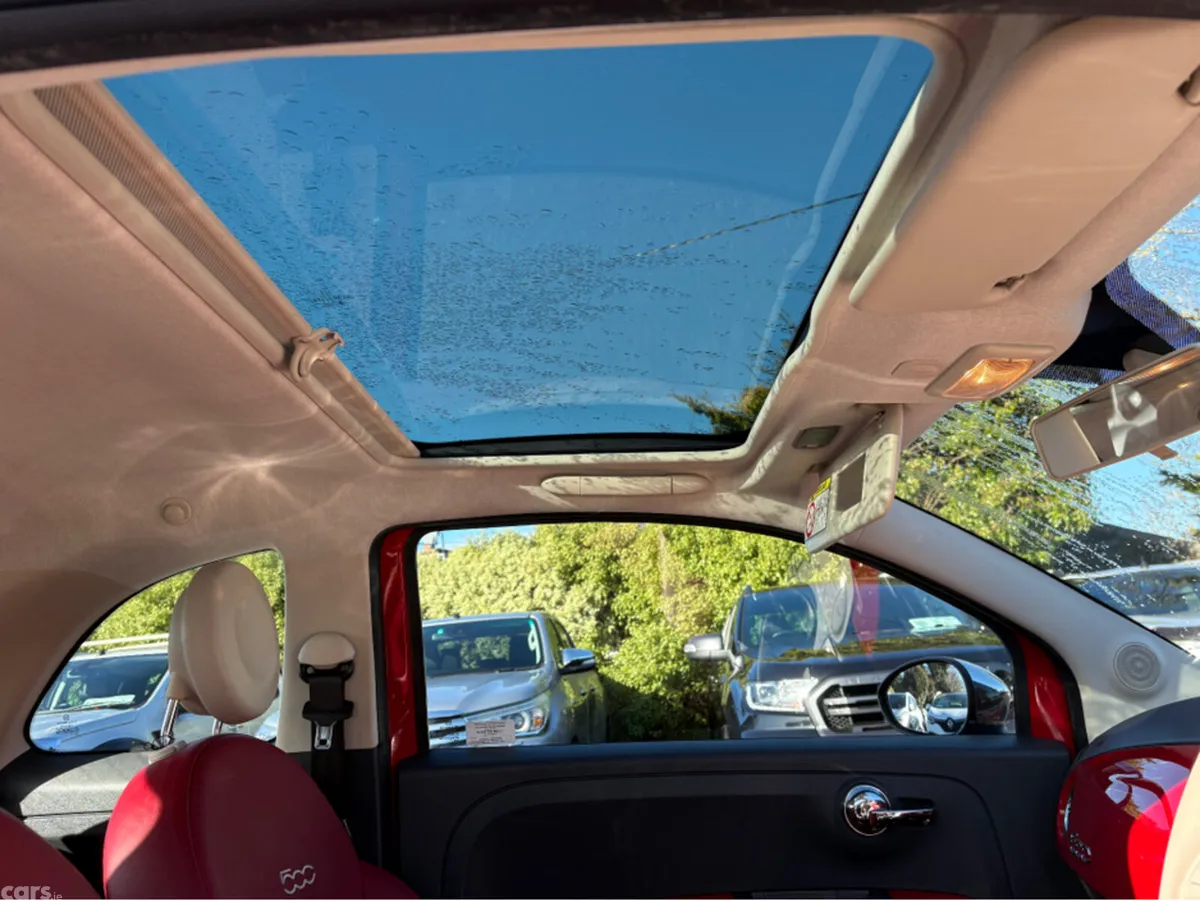 Fiat 500 Hatchback, Petrol, 2015, Red