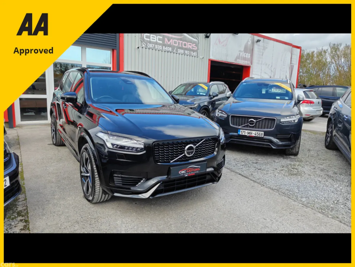 Volvo XC90 SUV, Petrol Plug-in Hybrid, 2023, Black