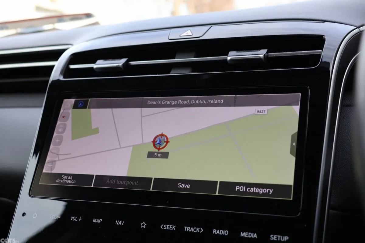 Hyundai Tucson SUV, Petrol Hybrid, 2024, Red