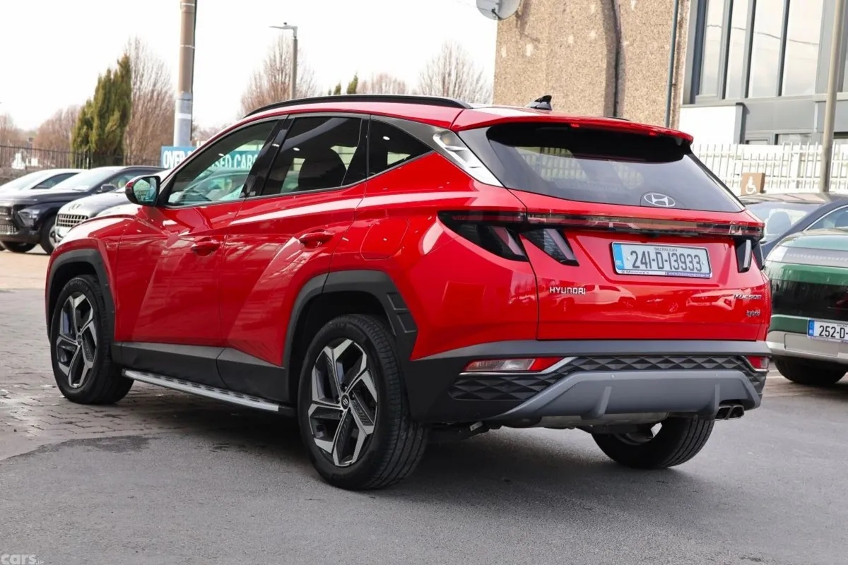 Hyundai Tucson SUV, Petrol Hybrid, 2024, Red