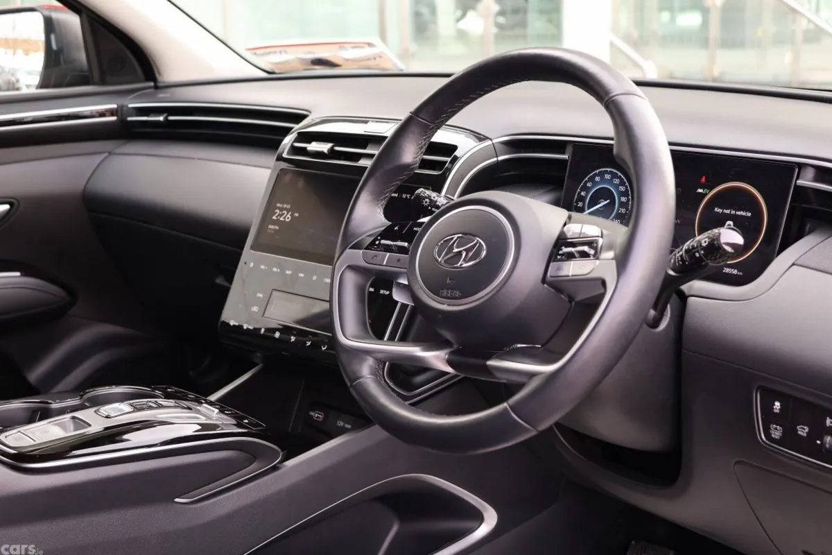 Hyundai Tucson SUV, Petrol Hybrid, 2024, Red