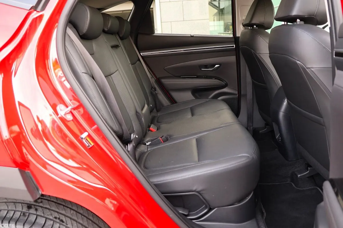 Hyundai Tucson SUV, Petrol Hybrid, 2024, Red