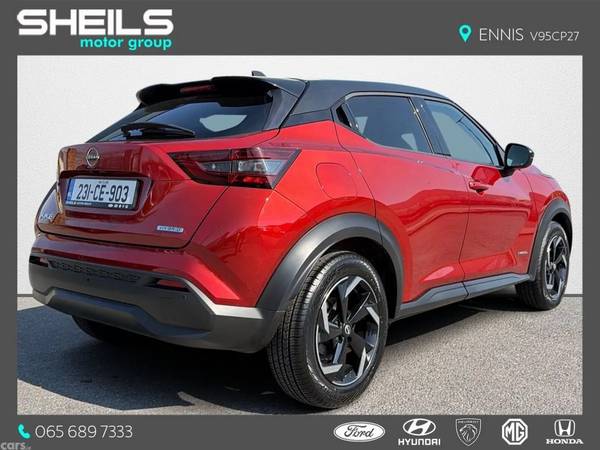 Nissan Juke SUV, Petrol Hybrid, 2023, Orange