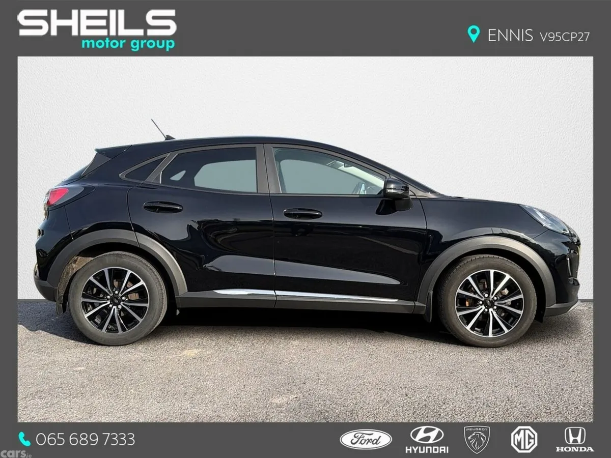 Ford Puma SUV, Petrol Hybrid, 2023, Black