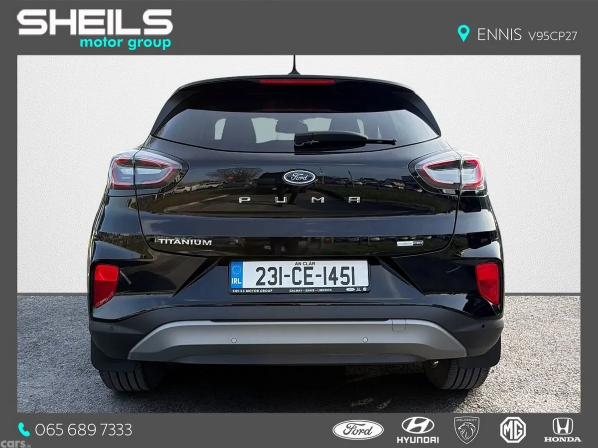Ford Puma SUV, Petrol Hybrid, 2023, Black