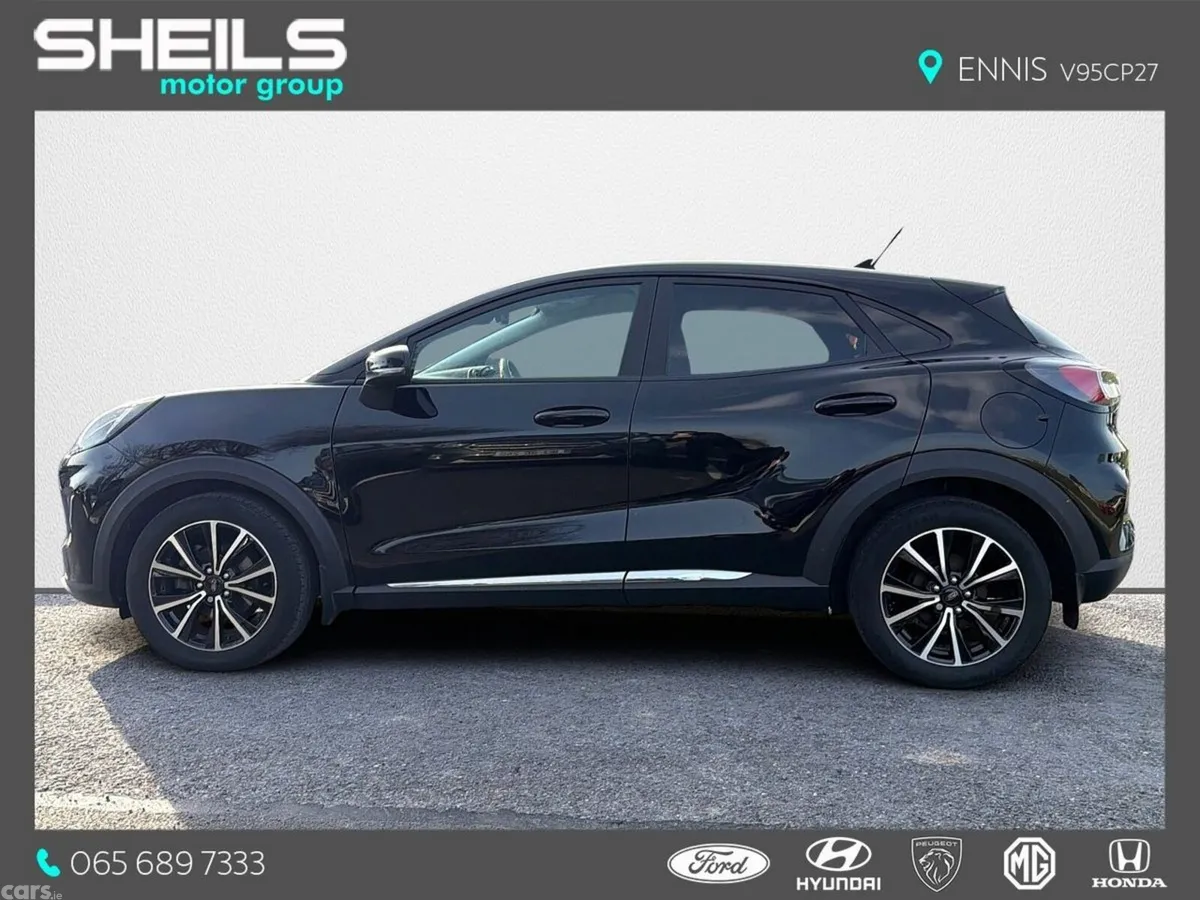 Ford Puma SUV, Petrol Hybrid, 2023, Black