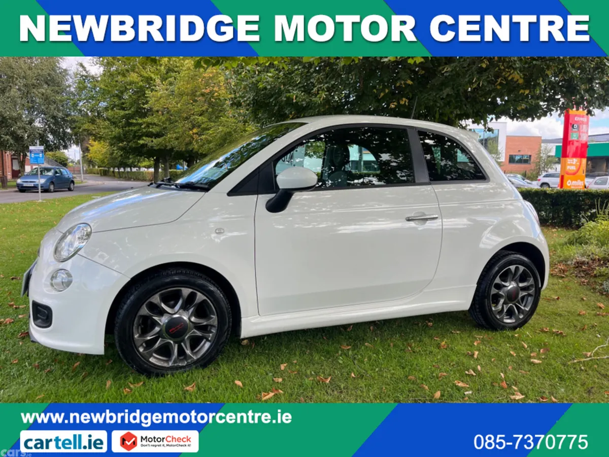 Fiat 500 Hatchback, Petrol, 2014, White