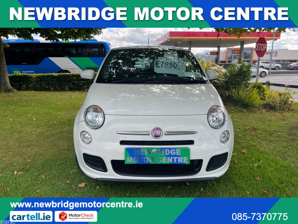 Fiat 500 Hatchback, Petrol, 2014, White