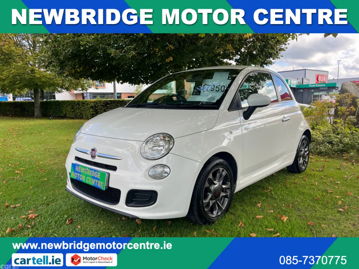 Fiat 500 Hatchback, Petrol, 2014, White