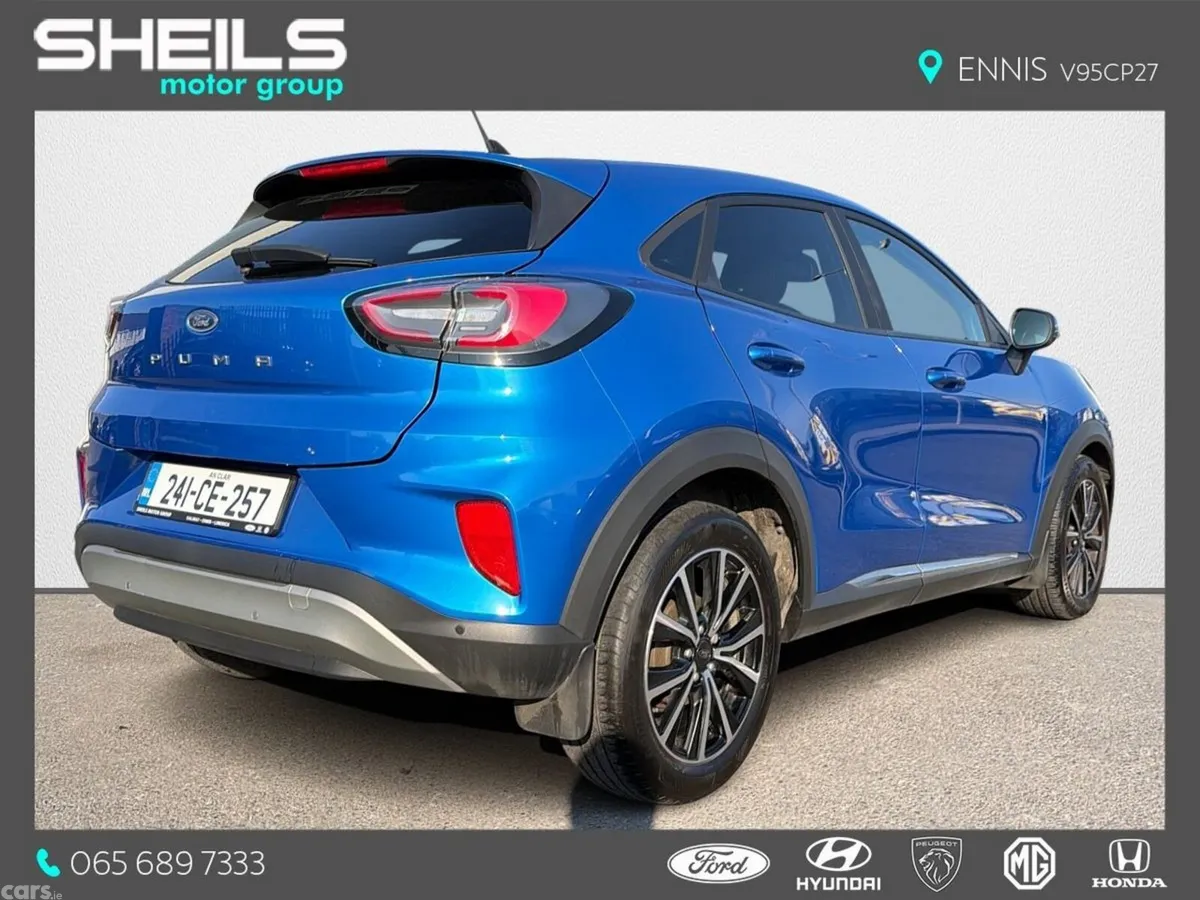 Ford Puma SUV, Petrol Hybrid, 2024, Blue