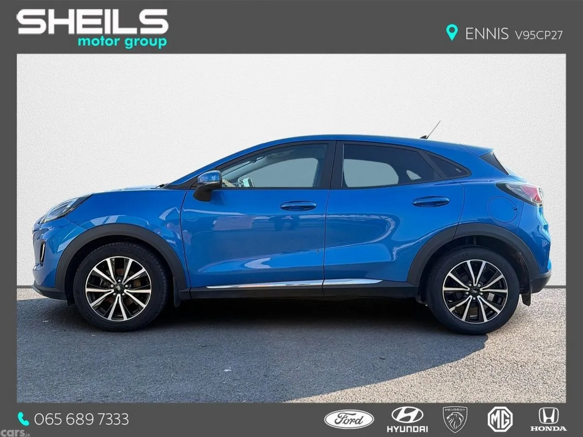 Ford Puma SUV, Petrol Hybrid, 2024, Blue