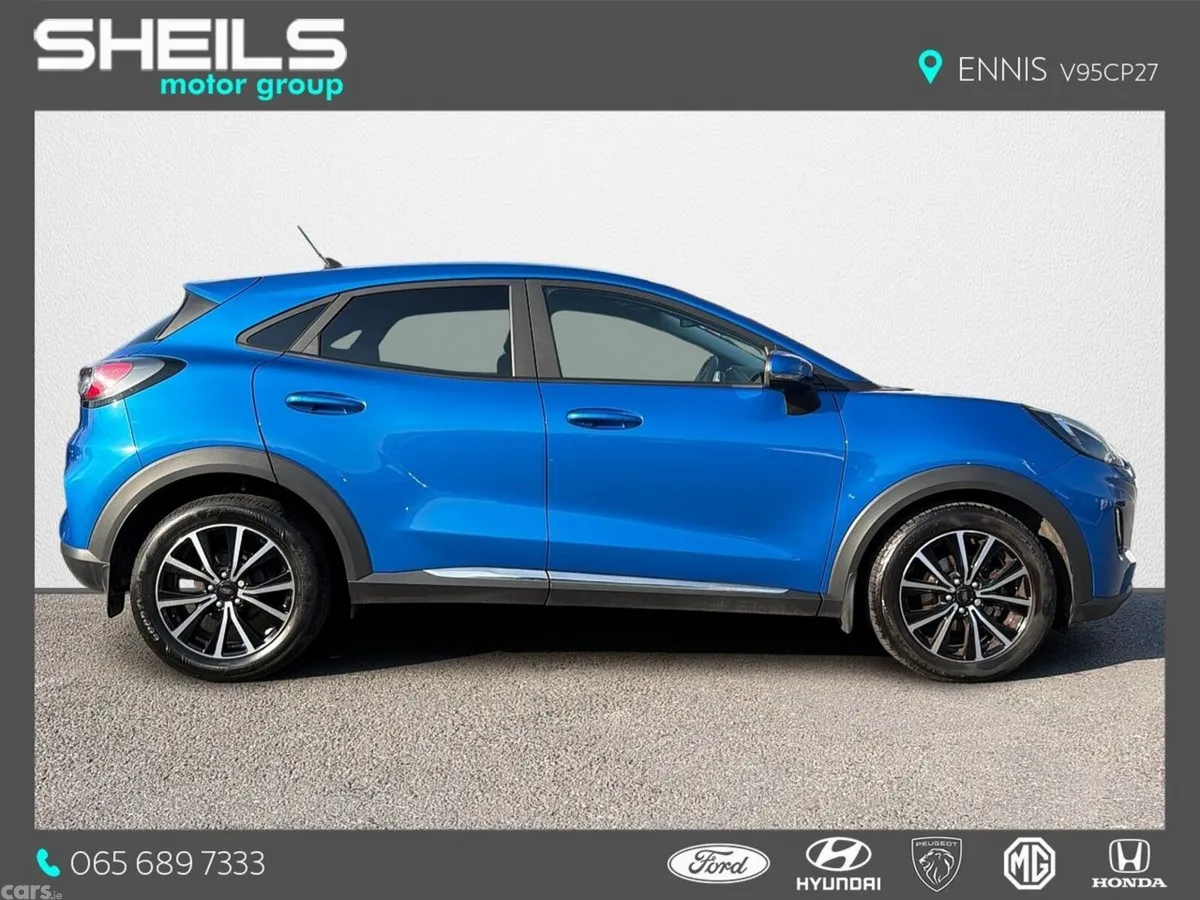 Ford Puma SUV, Petrol Hybrid, 2024, Blue