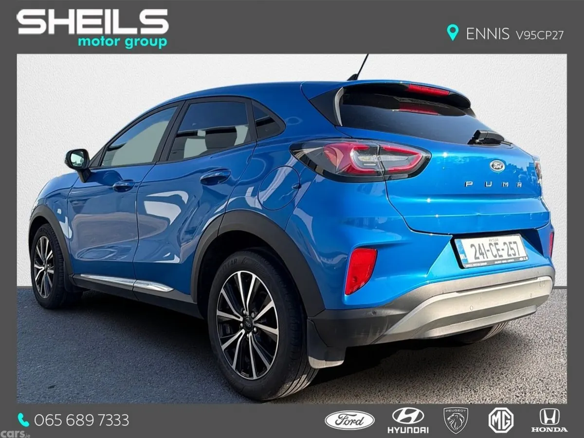 Ford Puma SUV, Petrol Hybrid, 2024, Blue