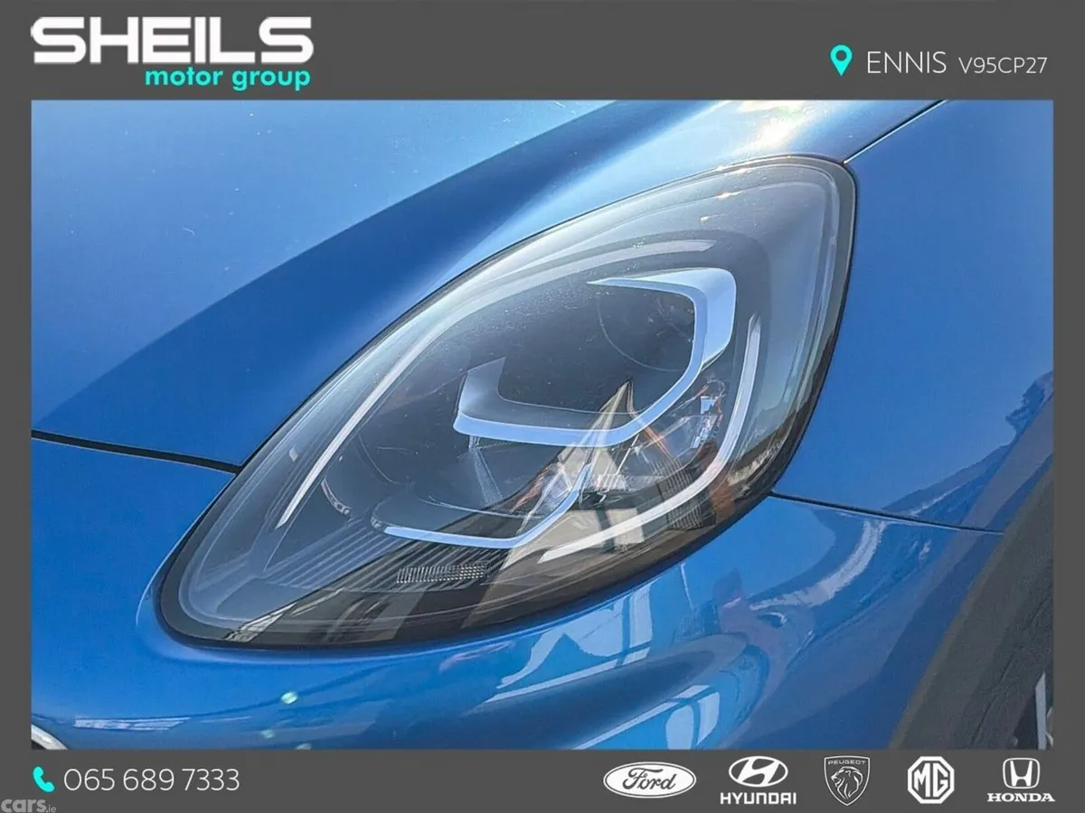 Ford Puma SUV, Petrol Hybrid, 2024, Blue