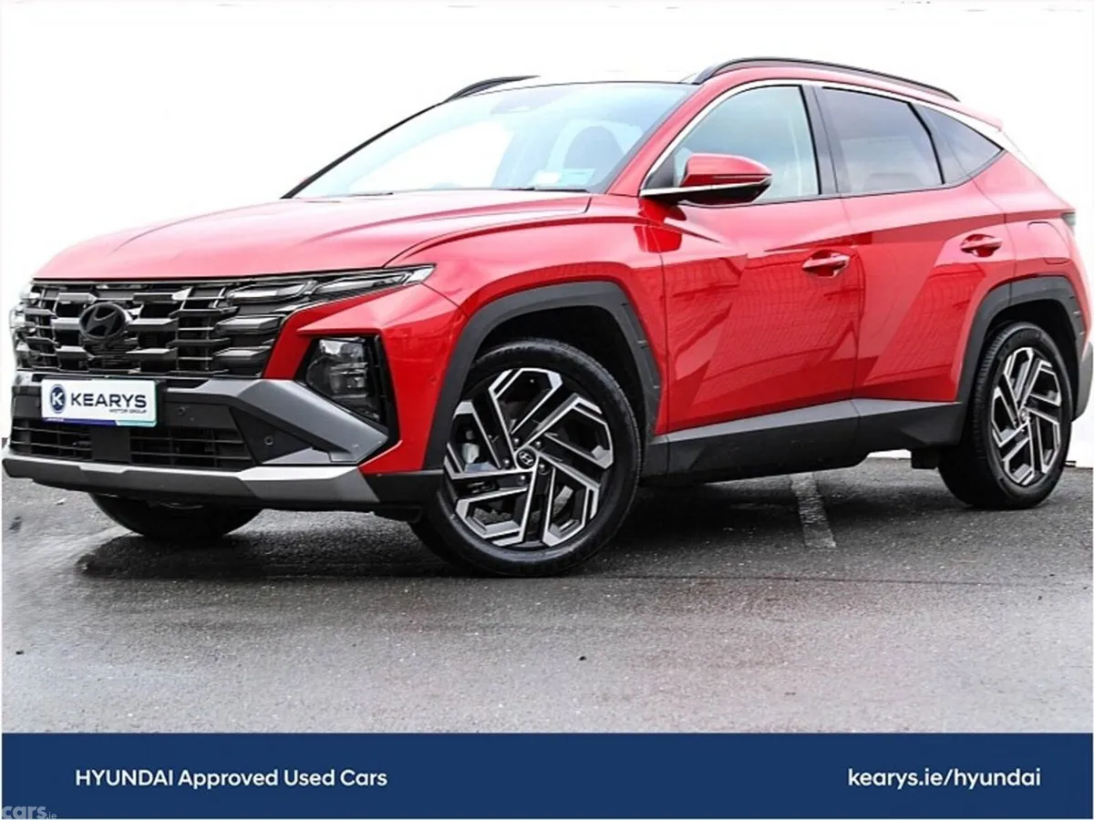 Hyundai Tucson SUV, Petrol Plug-in Hybrid, 2025, Red