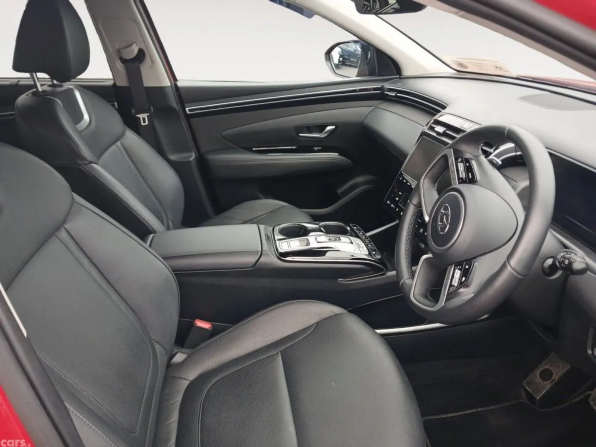Hyundai Tucson SUV, Petrol Hybrid, 2024, Red