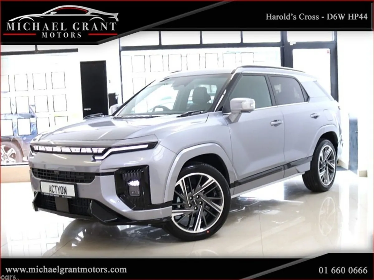 KGM Actyon SUV, Petrol Hybrid, 2026, Silver
