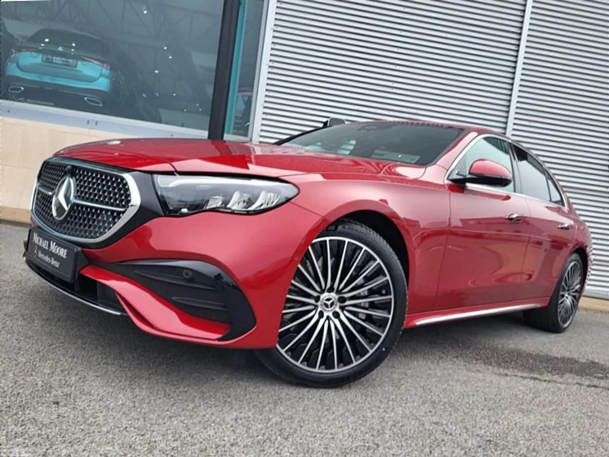Mercedes-Benz E-Class Saloon, Diesel Plug-in Hybrid, 2027, Red