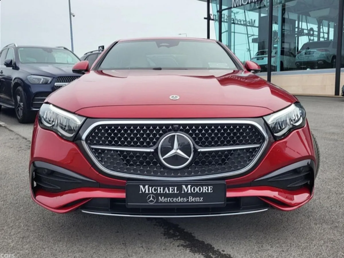 Mercedes-Benz E-Class Saloon, Diesel Plug-in Hybrid, 2027, Red