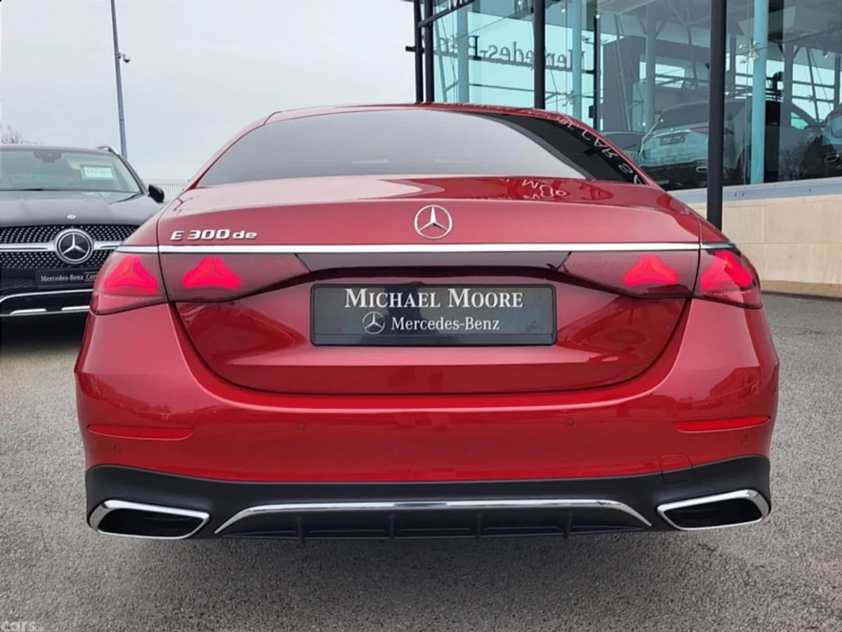 Mercedes-Benz E-Class Saloon, Diesel Plug-in Hybrid, 2027, Red