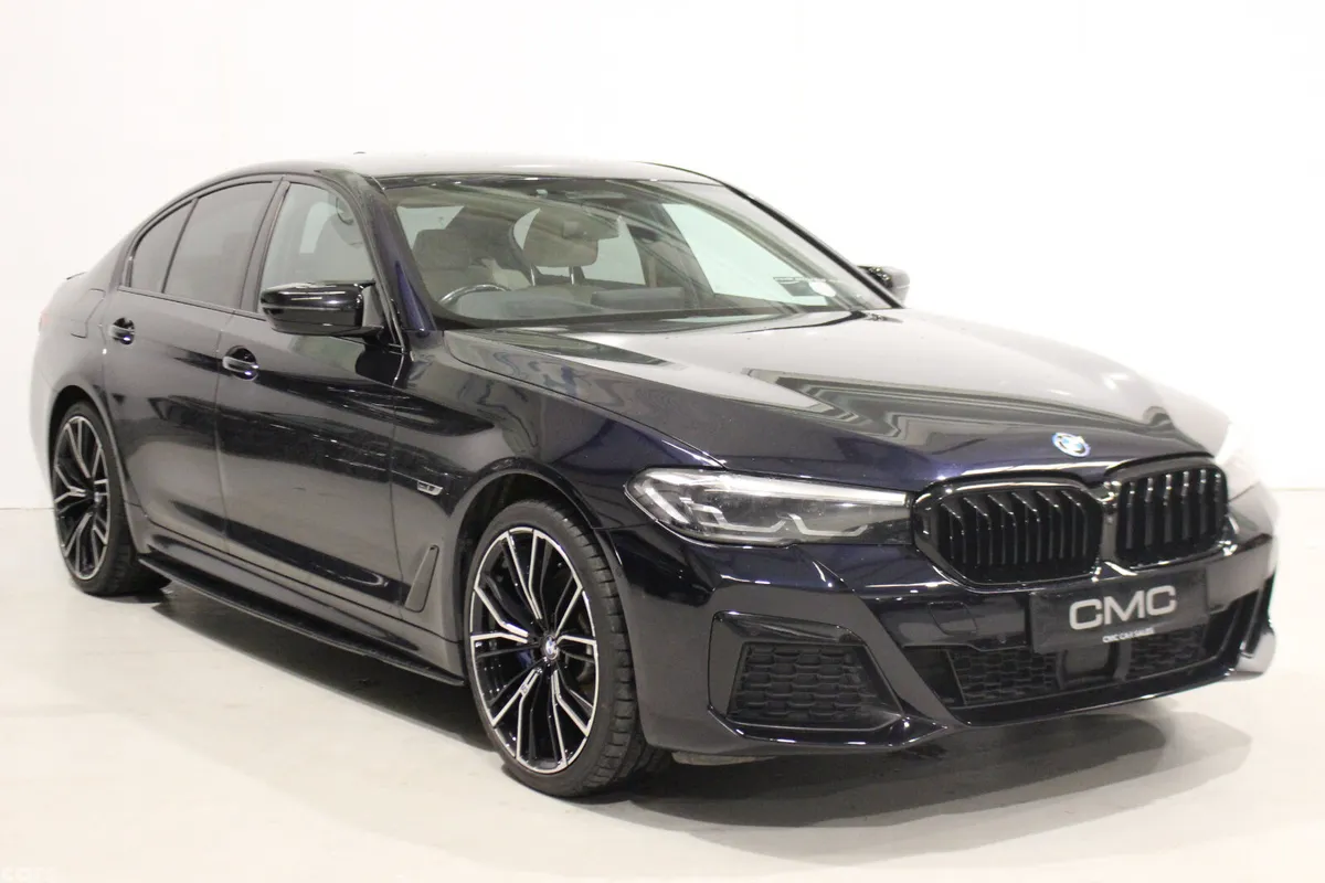 BMW 5-Series Saloon, Petrol Plug-in Hybrid, 2022, Black