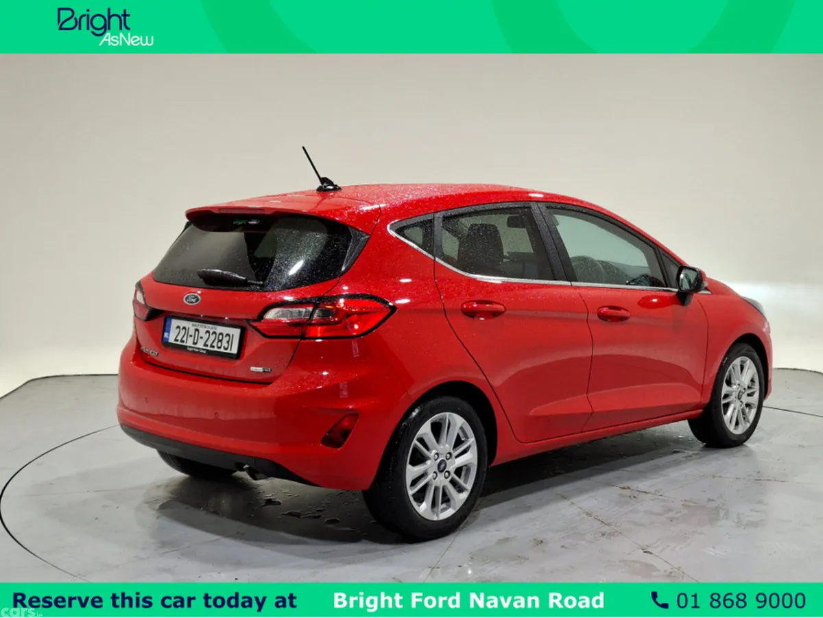Ford Fiesta Hatchback, Petrol Hybrid, 2022, Red