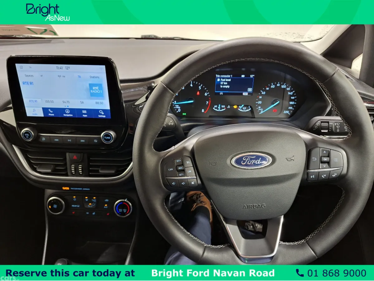 Ford Fiesta Hatchback, Petrol Hybrid, 2022, Red