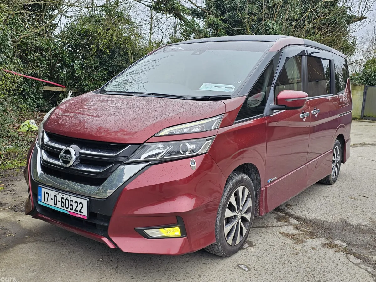 Nissan Serena MPV, Petrol Hybrid, 2017, Red