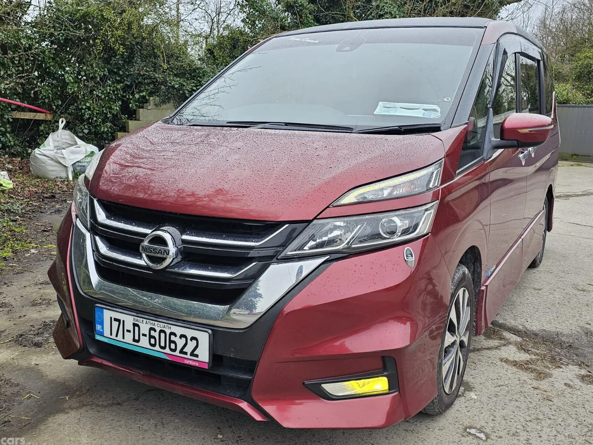 Nissan Serena MPV, Petrol Hybrid, 2017, Red