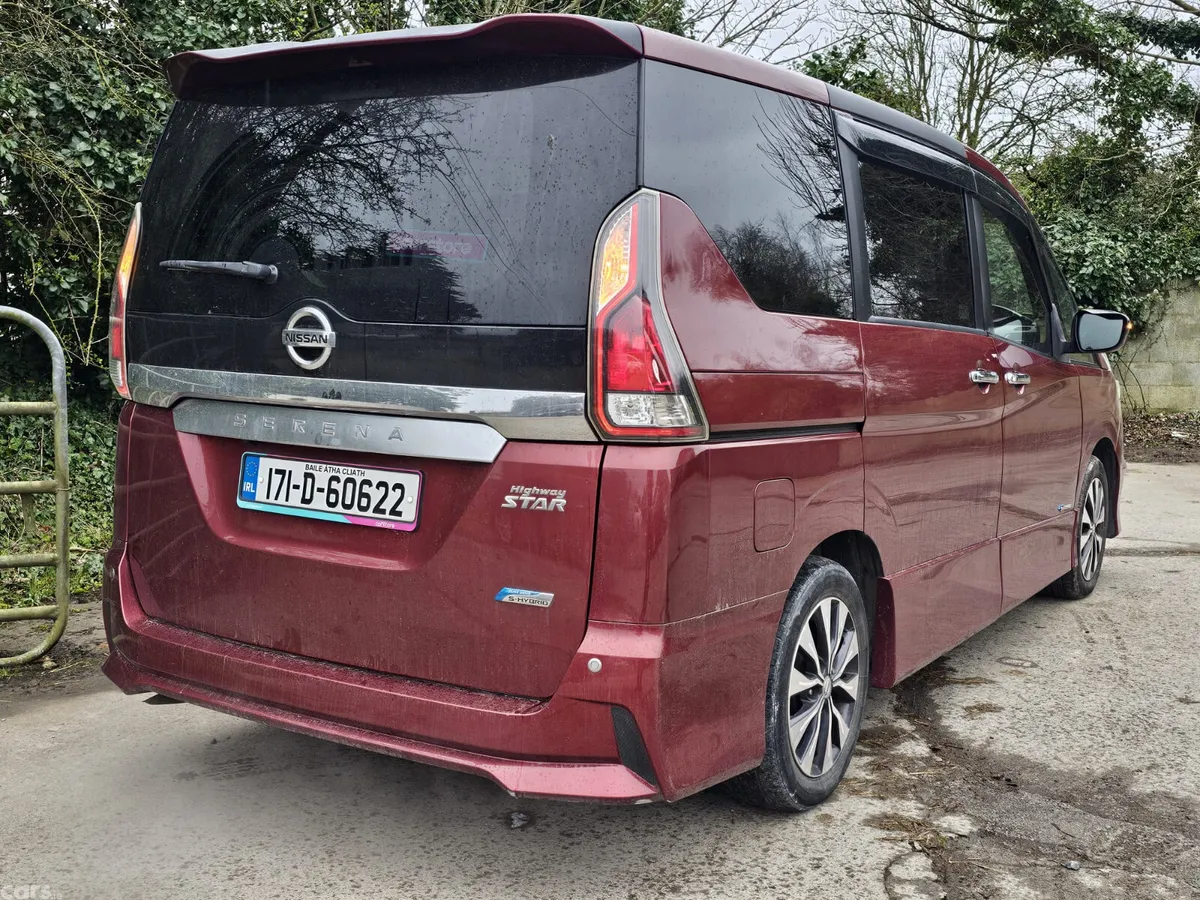 Nissan Serena MPV, Petrol Hybrid, 2017, Red
