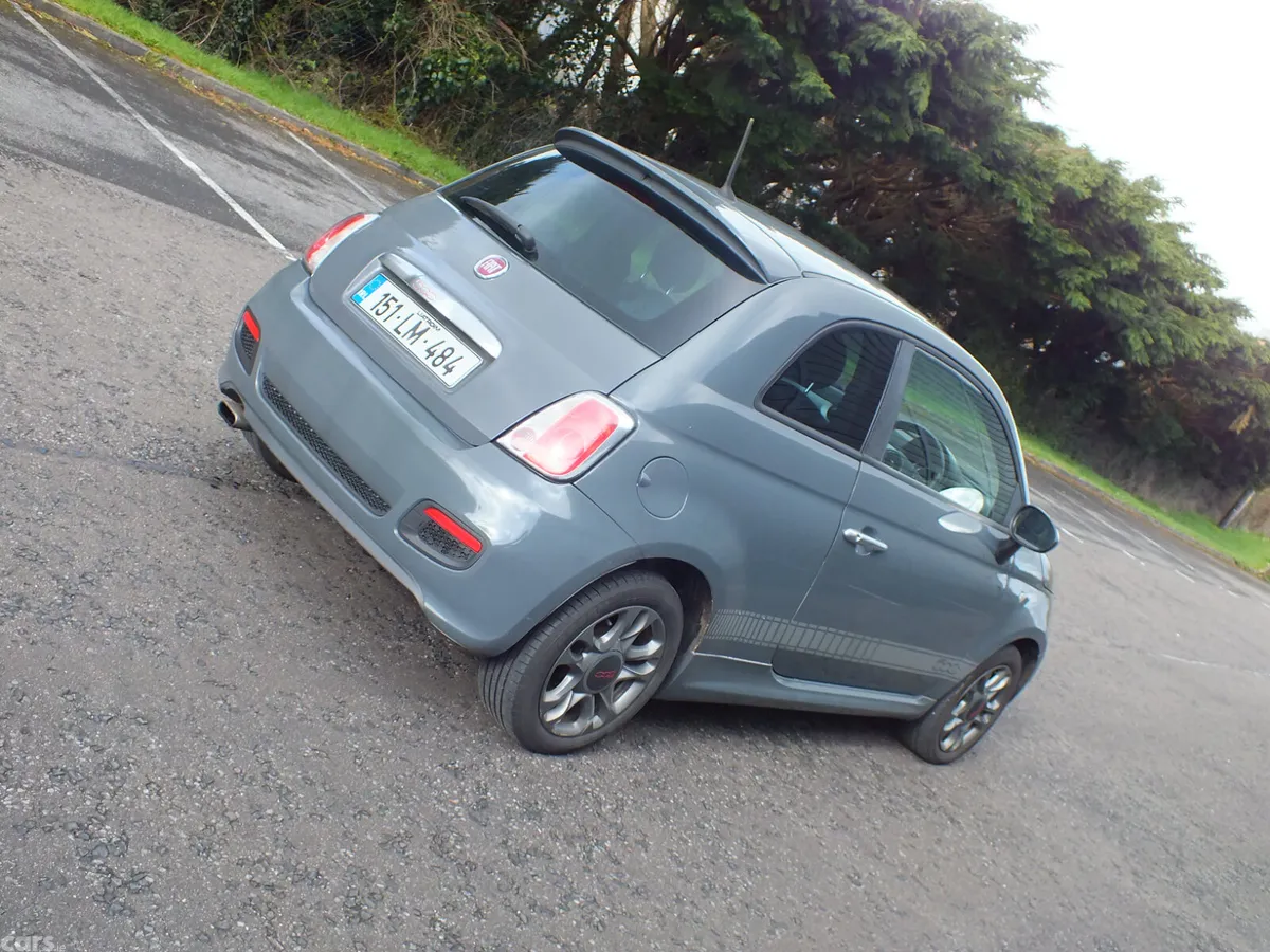 Fiat 500 Hatchback, Petrol, 2015, Grey