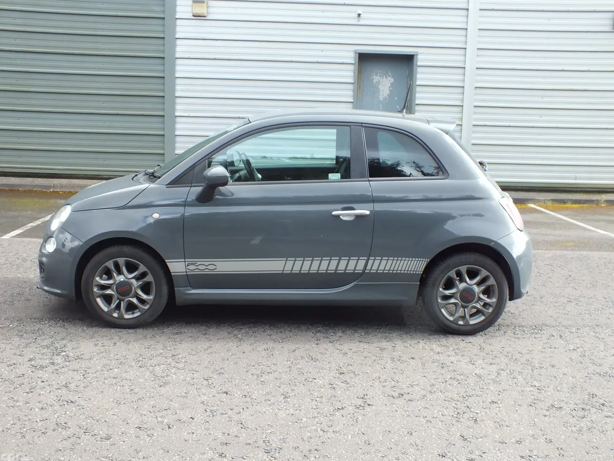 Fiat 500 Hatchback, Petrol, 2015, Grey