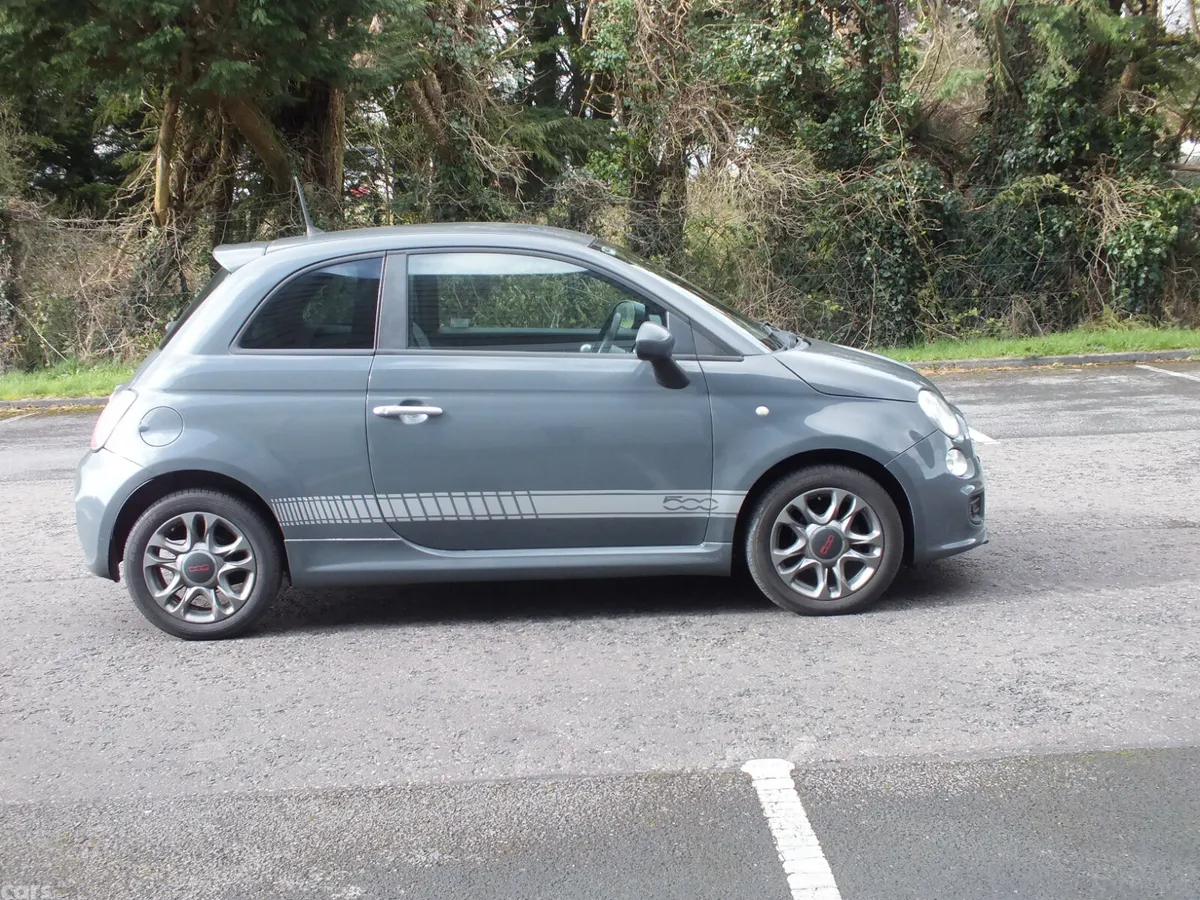Fiat 500 Hatchback, Petrol, 2015, Grey