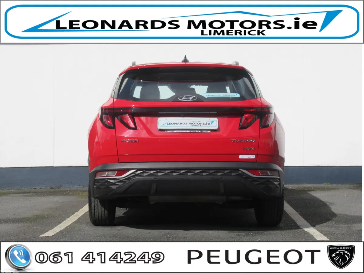 Hyundai Tucson SUV, Petrol Hybrid, 2021, Red