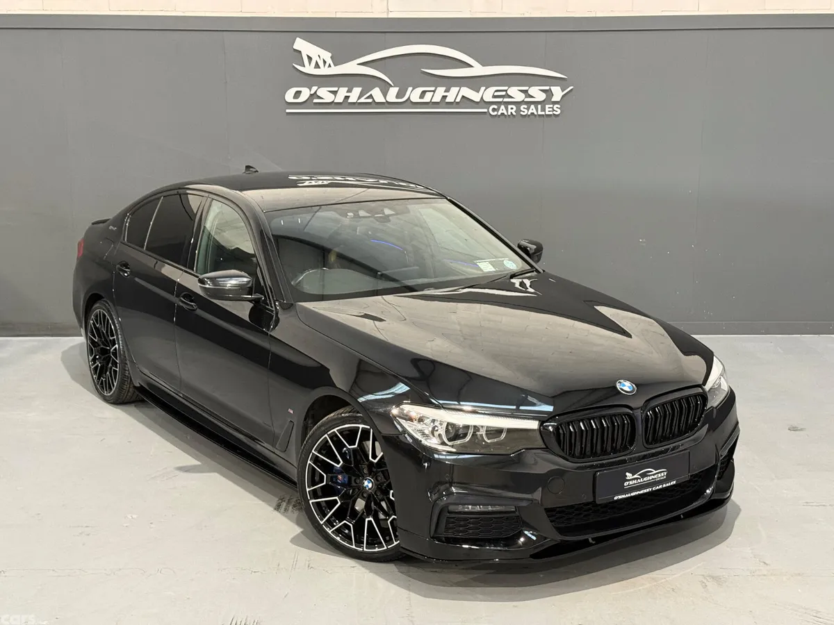 BMW 5-Series Saloon, Petrol Plug-in Hybrid, 2018, Black