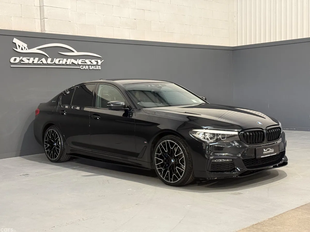 BMW 5-Series Saloon, Petrol Plug-in Hybrid, 2018, Black