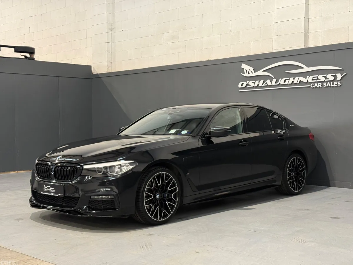 BMW 5-Series Saloon, Petrol Plug-in Hybrid, 2018, Black