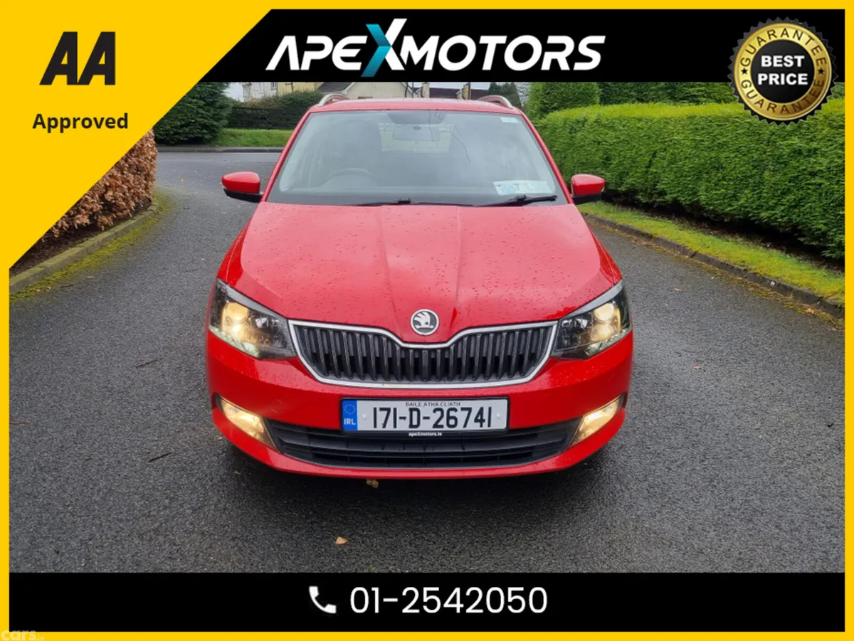 Skoda Fabia Hatchback, Petrol, 2017, Red