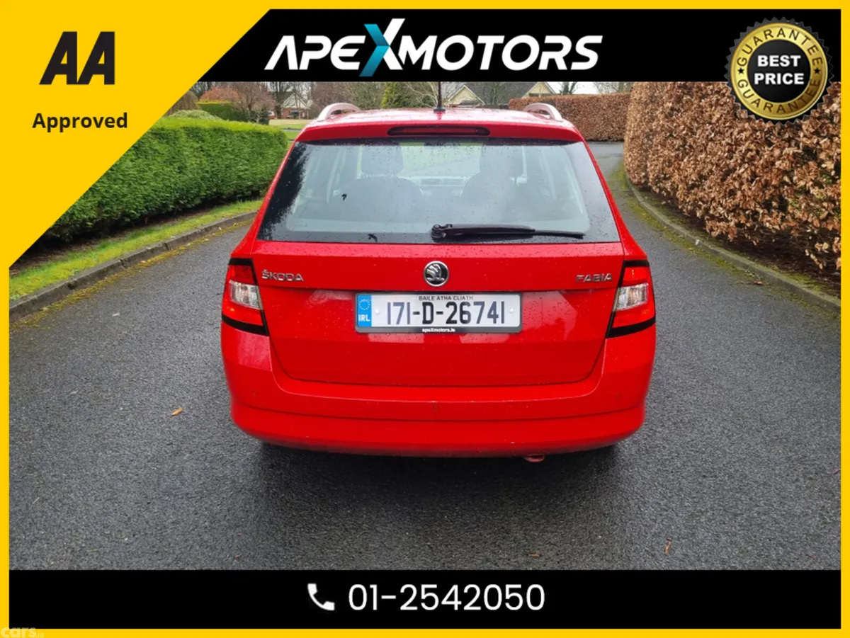 Skoda Fabia Hatchback, Petrol, 2017, Red