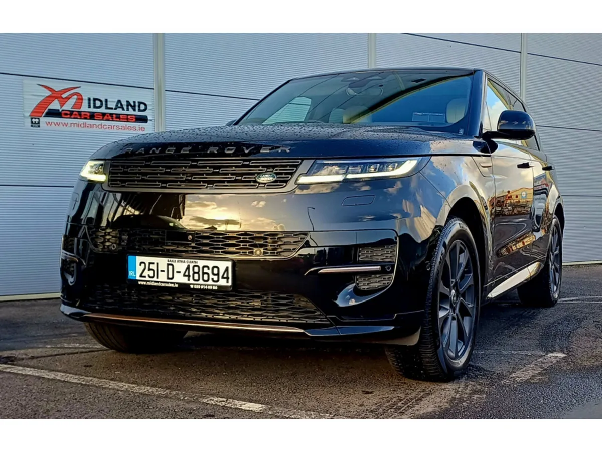 Land Rover Range Rover Sport SUV, Petrol Plug-in Hybrid, 2025, Black