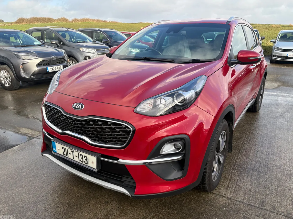 Kia Sportage SUV, Diesel Hybrid, 2021, Red