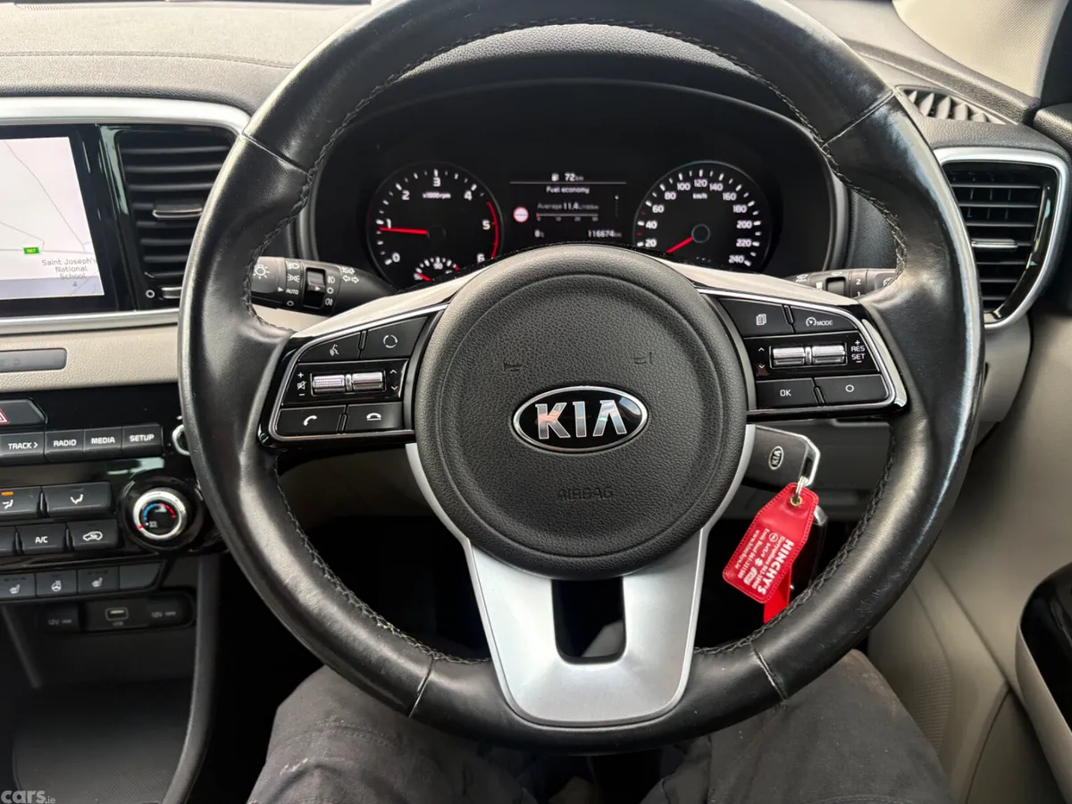 Kia Sportage SUV, Diesel Hybrid, 2021, Red