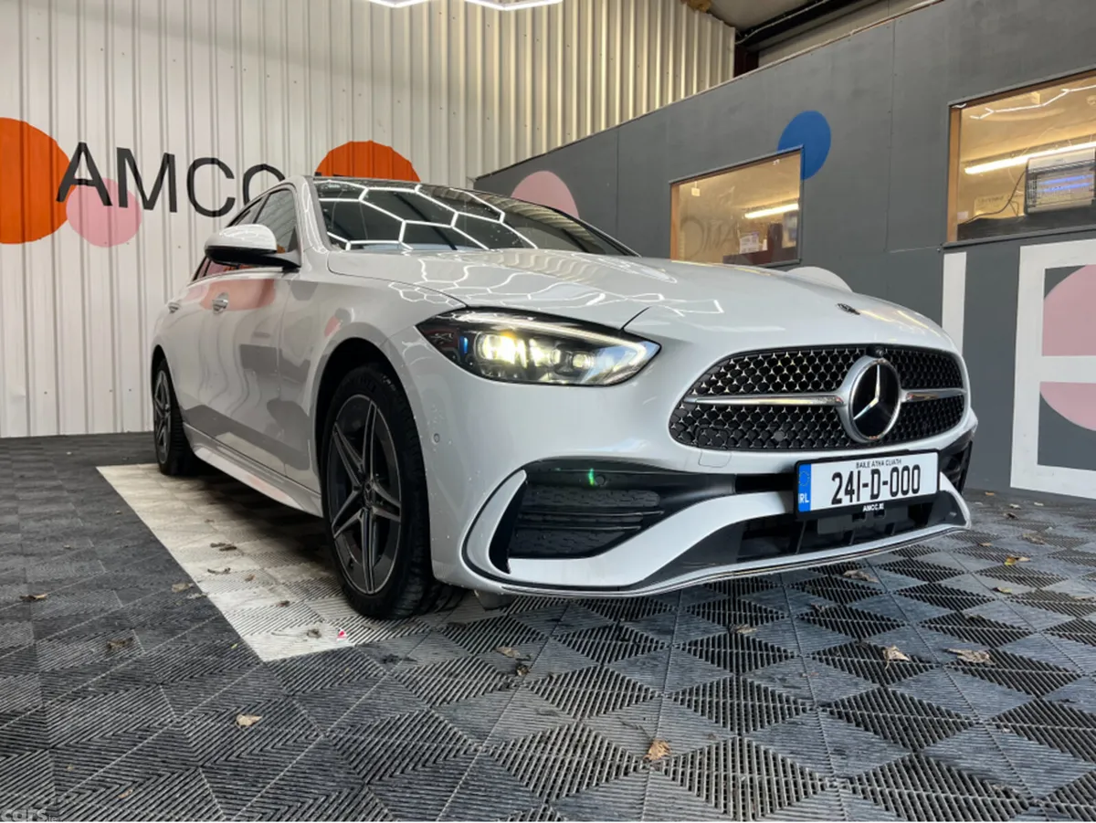 Mercedes-Benz C-Class Saloon, Petrol Plug-in Hybrid, 2024, White