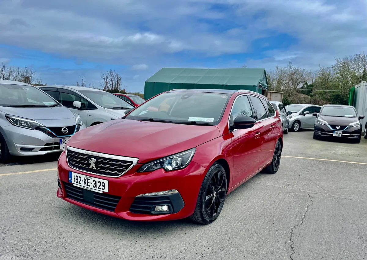 Peugeot 308 Estate, Diesel, 2018, Red