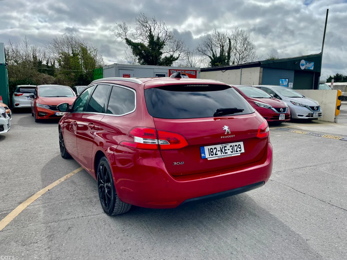 Peugeot 308 Estate, Diesel, 2018, Red