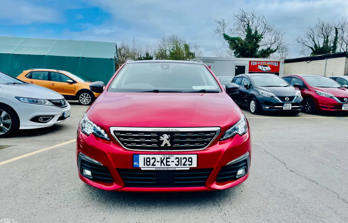 Peugeot 308 Estate, Diesel, 2018, Red
