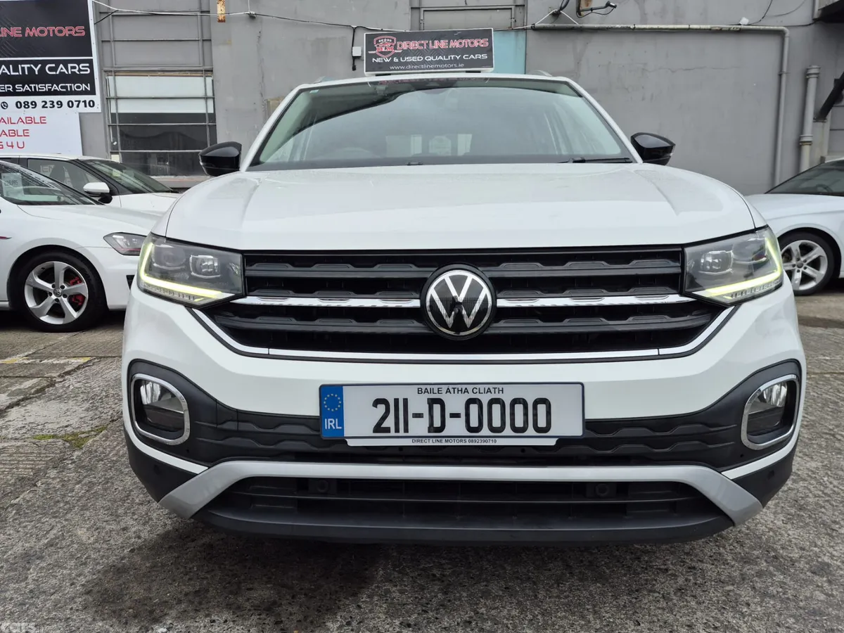 Volkswagen T-Cross SUV, Petrol, 2021, White